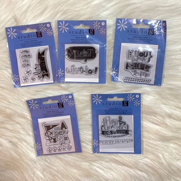 Studio G Other - {3/$25} STAMPS clear cling NEW arts & crafting fun